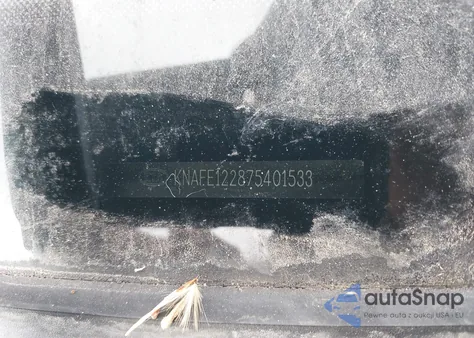 2007 Kia Spectra Ex from USA, damaged, VIN KNAFE122875401533